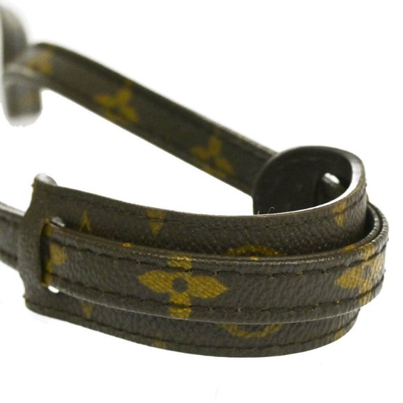 Authentic LOUIS VUITTON Danube Shoulder Bag Monogram Leather Brown - Picture 4 of 16